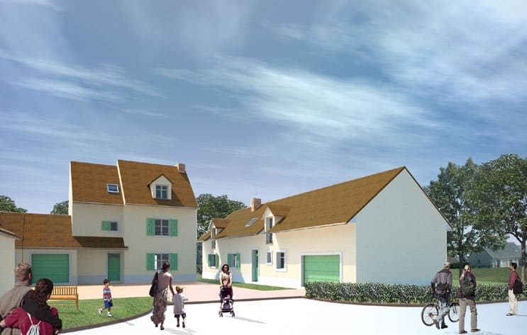 ALAIN CHABREYRON Architecte Les Sables Dolonne 20 MAISONS LE HAMEAU DE LA GRAVINIERE VERETZ REGION CENTRE 3