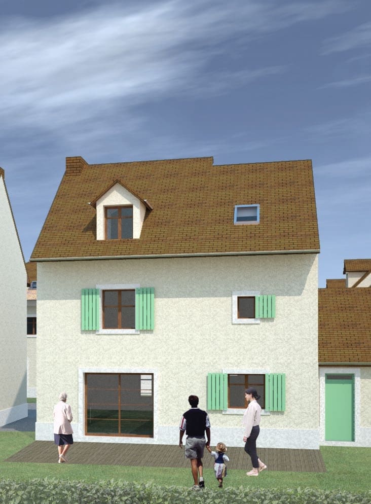 ALAIN CHABREYRON Architecte Les Sables Dolonne 20 MAISONS LE HAMEAU DE LA GRAVINIERE VERETZ REGION CENTRE 4