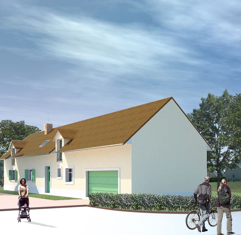 ALAIN CHABREYRON Architecte Les Sables Dolonne 20 MAISONS LE HAMEAU DE LA GRAVINIERE VERETZ REGION CENTRE 5
