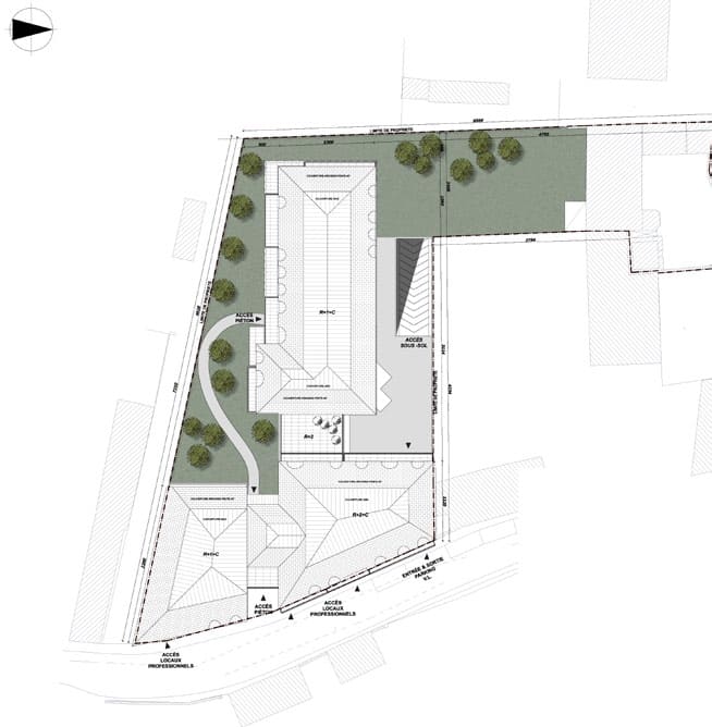 ALAIN CHABREYRON Architecte Les Sables Dolonne 30 LOGEMENTS LE SULKY CHAMBRAY LES TOURS REGION CENTRE 2