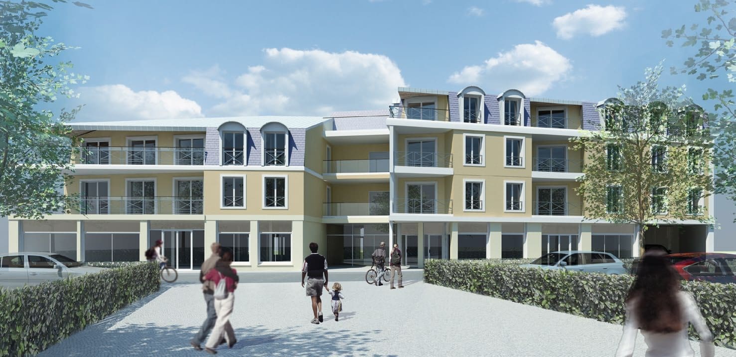 ALAIN CHABREYRON Architecte Les Sables Dolonne 30 LOGEMENTS LE SULKY CHAMBRAY LES TOURS REGION CENTRE 4