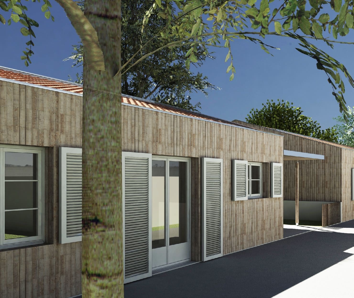 ALAIN CHABREYRON Architecte Les Sables Dolonne 4 MAISONS BOIS RICHELIEU REGION CENTRE 1