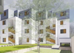 ALAIN CHABREYRON Architecte Les Sables Dolonne 49 LOGEMENTS ARNE NAESS 3